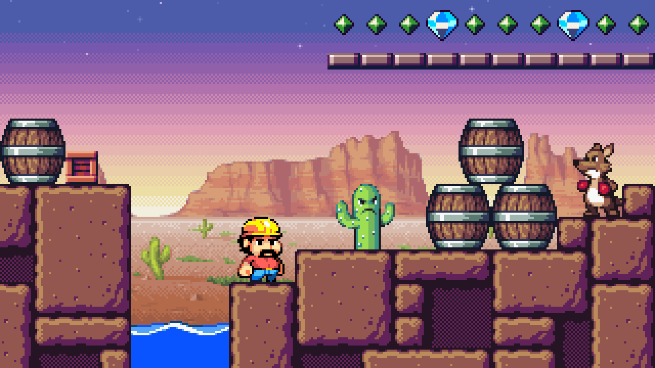 Buck & Miles is a game set in a mysterious desert.