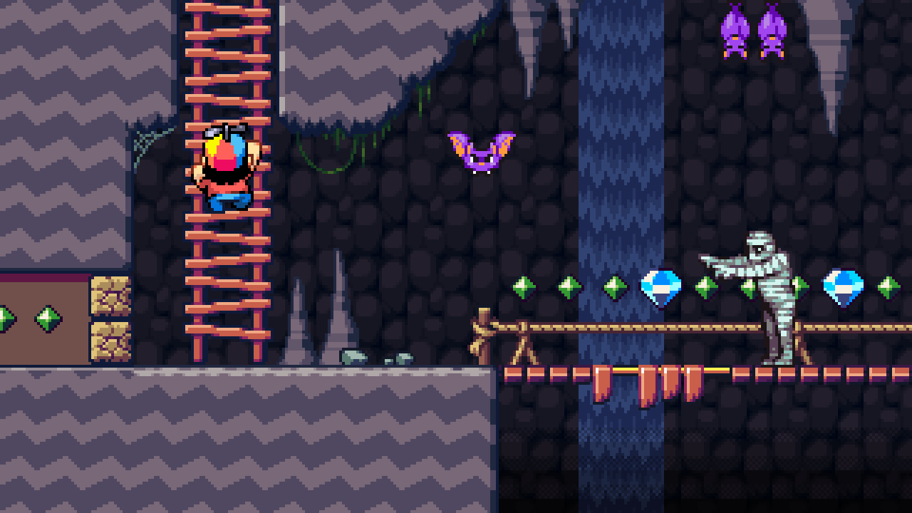 Buck & Miles has a wide range of level themes.