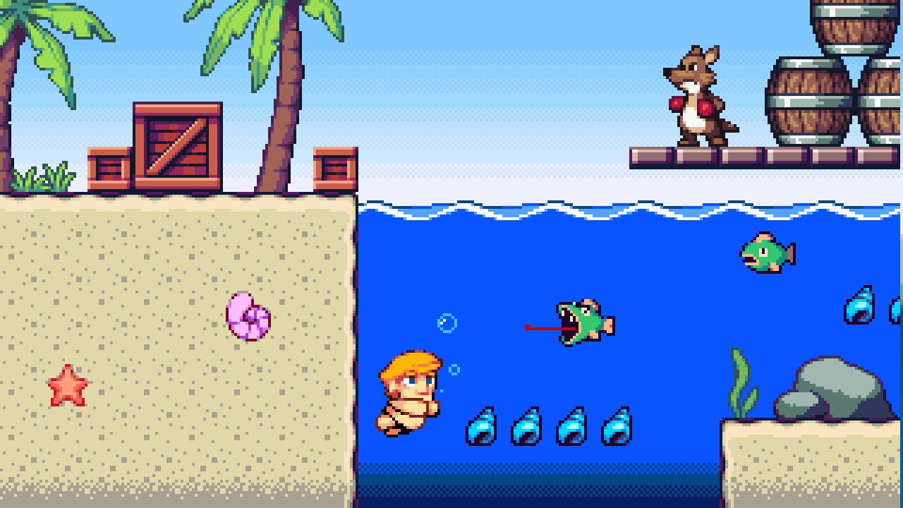 The player can play as either Buck or Miles.