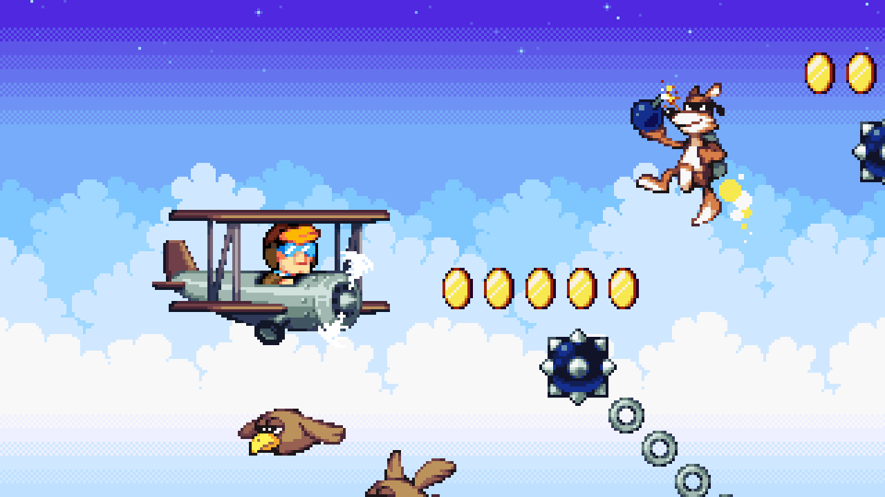 The player can unlock secrets by completing bonus levels.